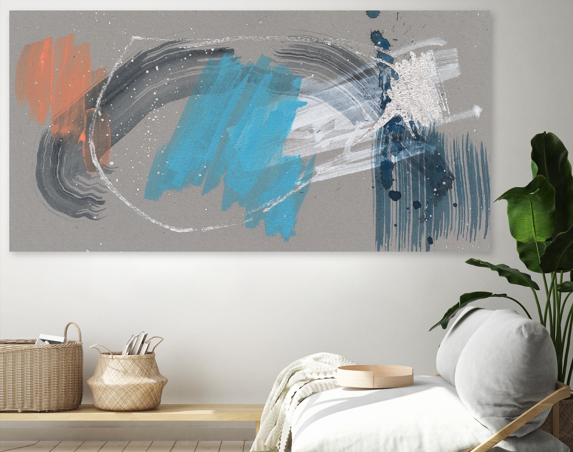 Whimsical Marks II by Jennifer Goldberger on GIANT ART - orange abstract abstract