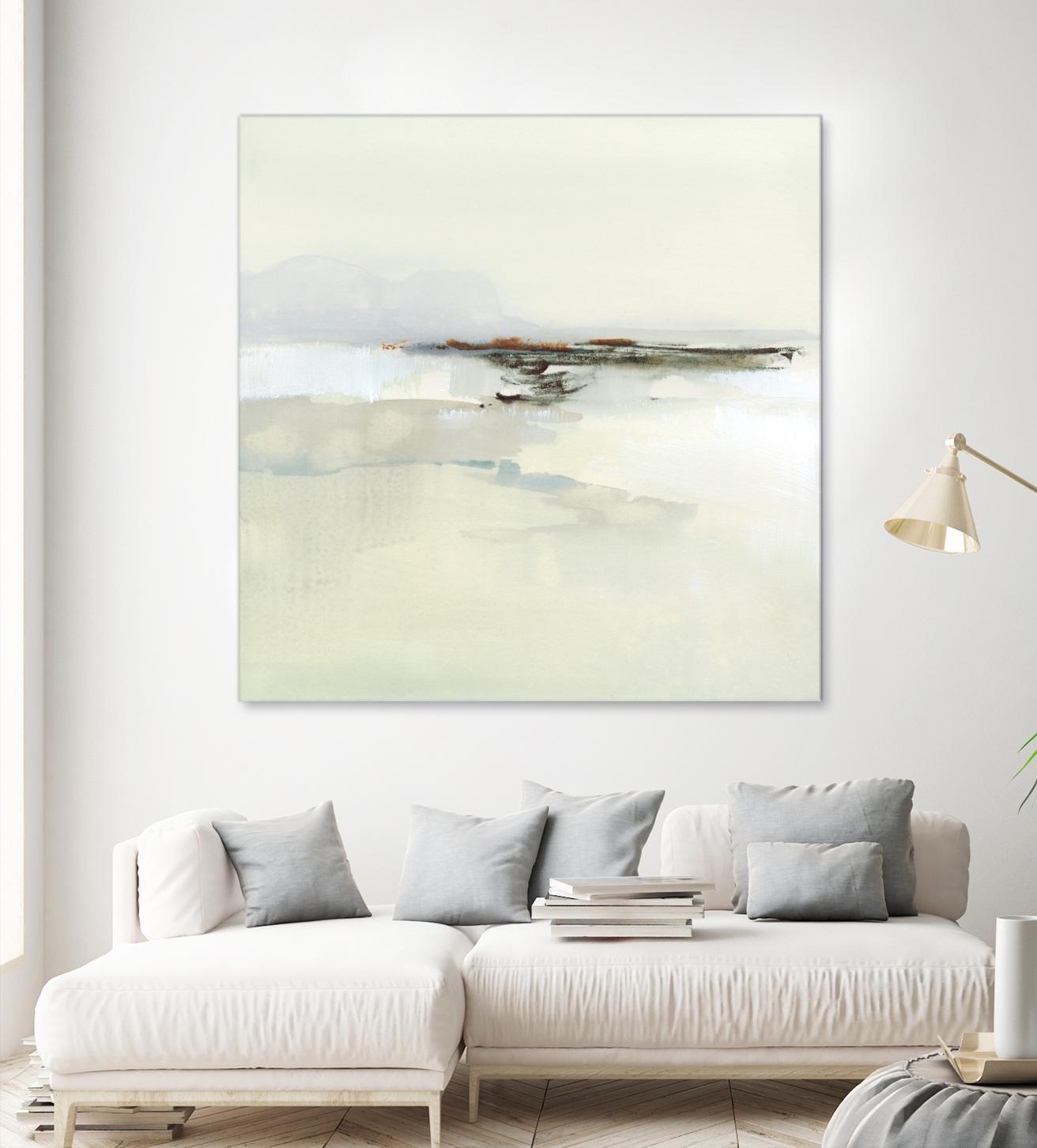 Atmospheric Edge I by Victoria Barnes on GIANT ART - beige abstract abstract