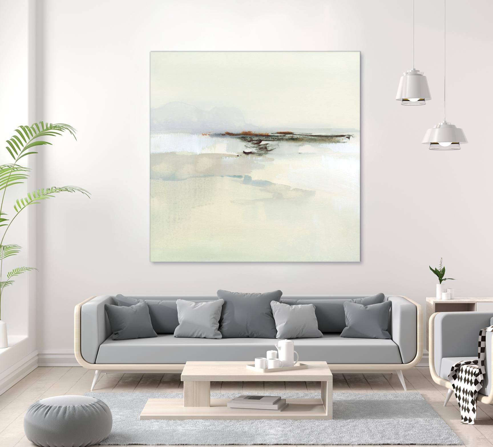 Atmospheric Edge I by Victoria Barnes on GIANT ART - beige abstract abstract