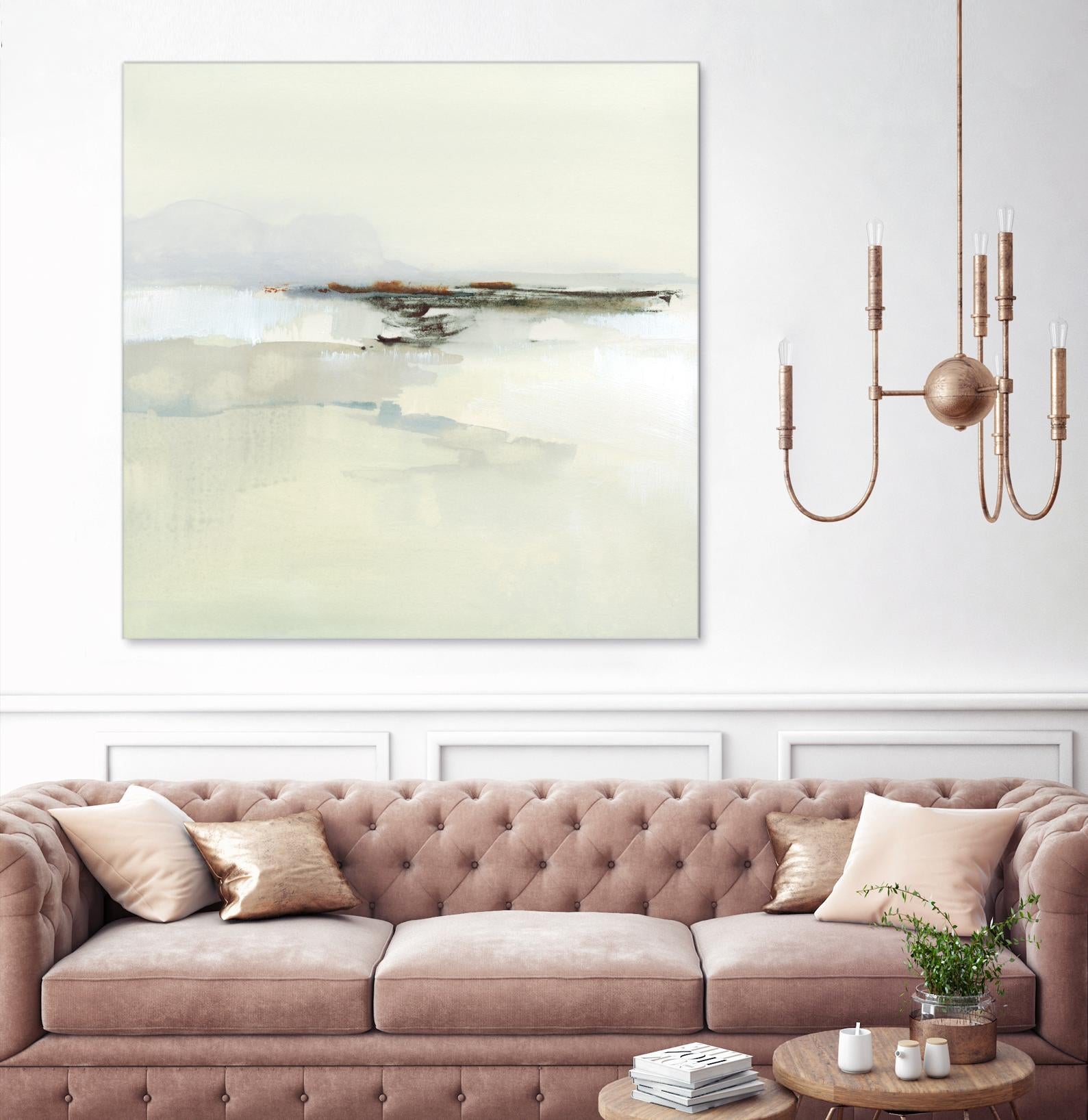 Atmospheric Edge I by Victoria Barnes on GIANT ART - beige abstract abstract