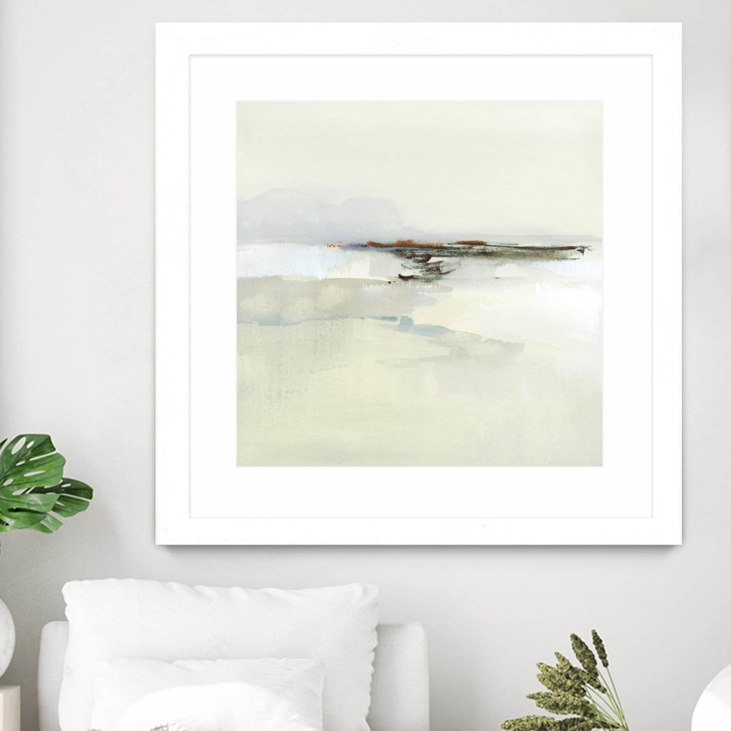 Atmospheric Edge I by Victoria Barnes on GIANT ART - beige abstract abstract