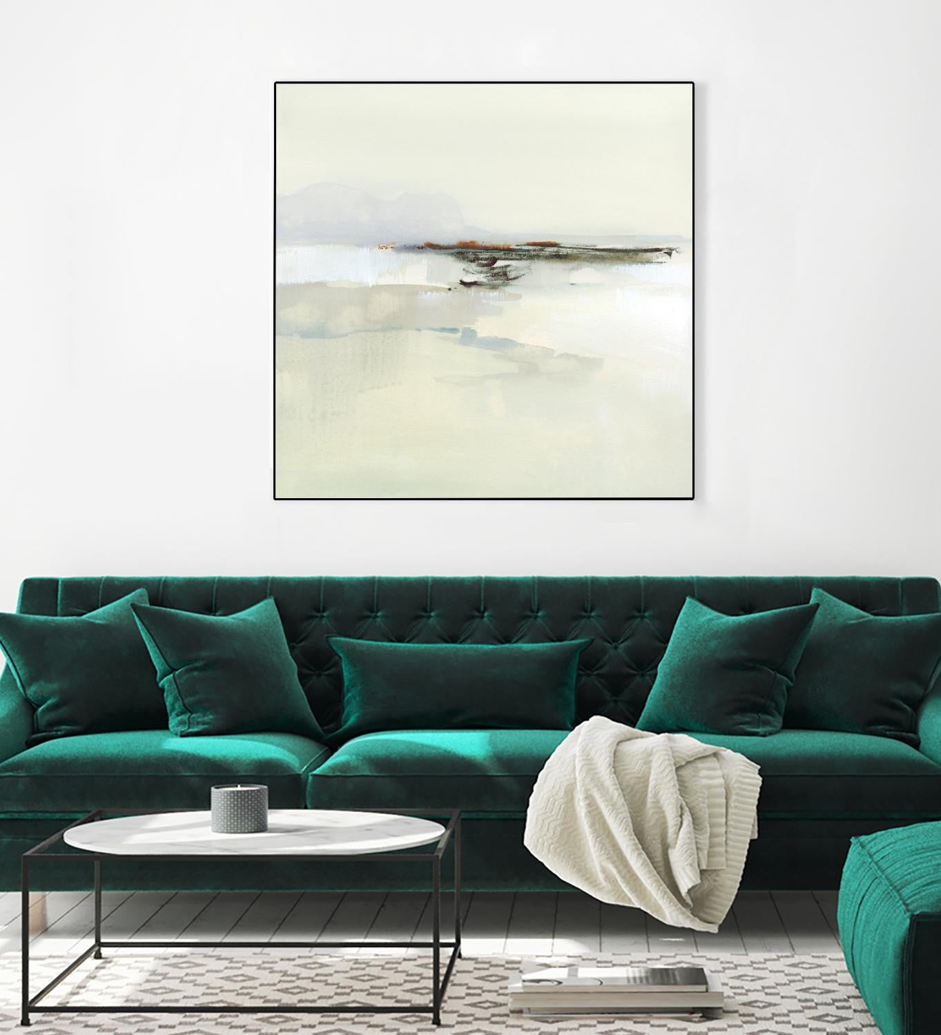 Atmospheric Edge I by Victoria Barnes on GIANT ART - beige abstract abstract