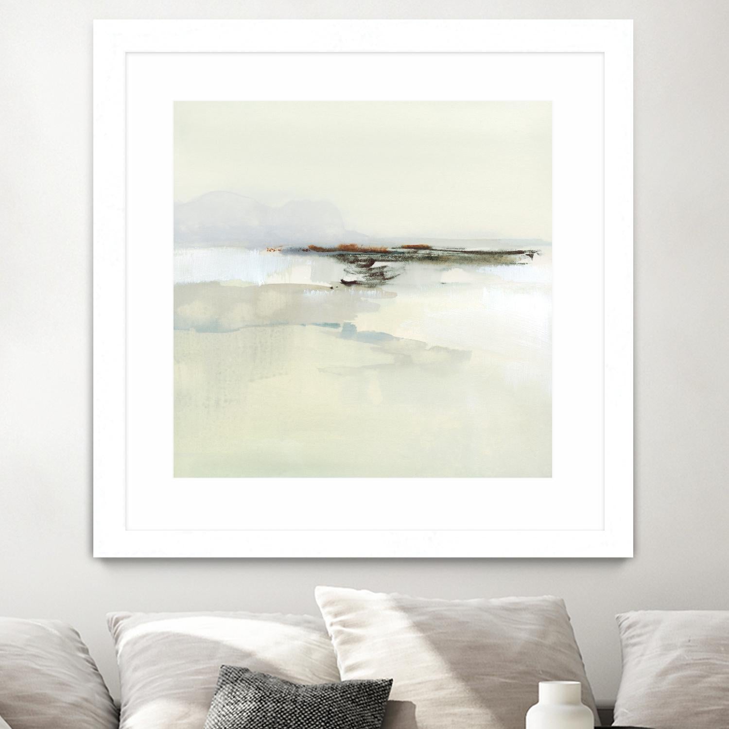 Atmospheric Edge I by Victoria Barnes on GIANT ART - beige abstract abstract