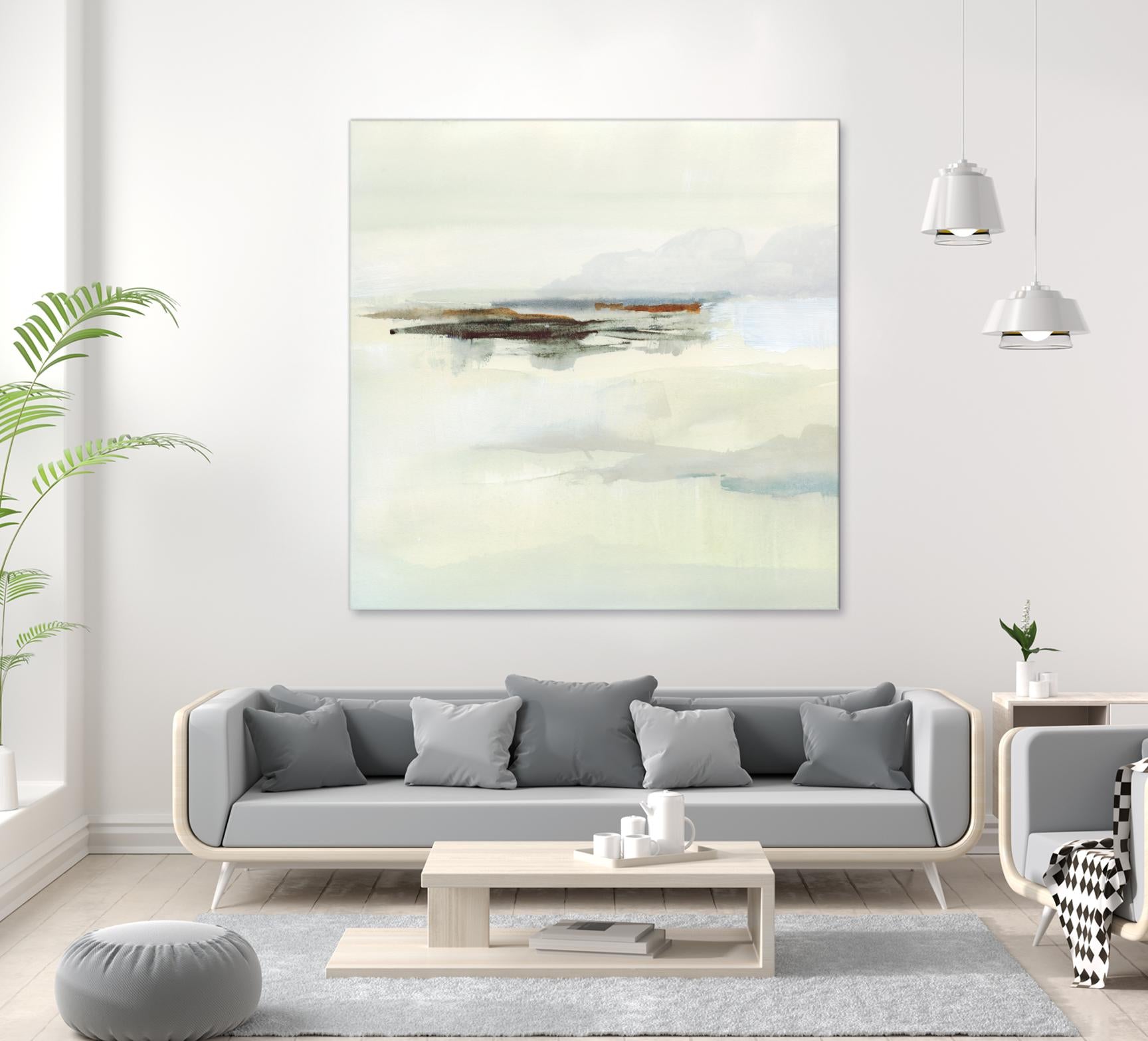 Atmospheric Edge II by Victoria Barnes on GIANT ART - beige abstract abstract