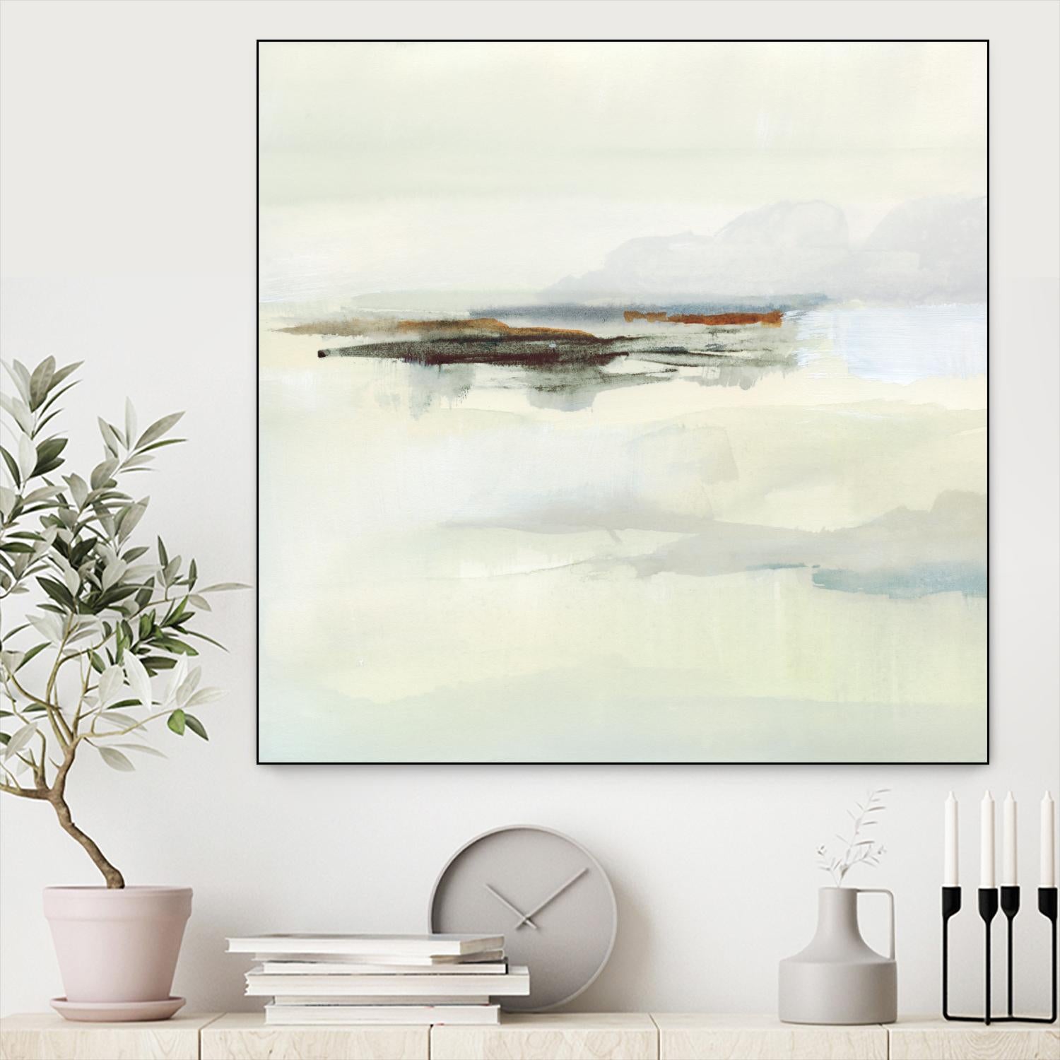 Atmospheric Edge II by Victoria Barnes on GIANT ART - beige abstract abstract