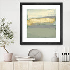 Sage & Gold Swipe I by Jennifer Goldberger on GIANT ART - gold abstract abstract