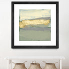 Sage & Gold Swipe I by Jennifer Goldberger on GIANT ART - gold abstract abstract