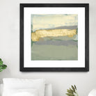 Sage & Gold Swipe I by Jennifer Goldberger on GIANT ART - gold abstract abstract