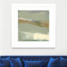 Sage & Gold Swipe III by Jennifer Goldberger on GIANT ART - green abstract abstract