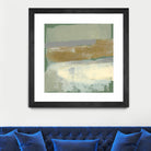 Sage & Gold Swipe IV by Jennifer Goldberger on GIANT ART - gold abstract abstract