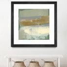 Sage & Gold Swipe IV by Jennifer Goldberger on GIANT ART - gold abstract abstract