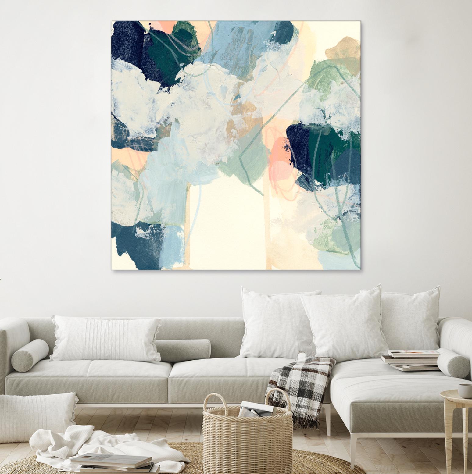 Cloud Gesture I by June Vess on GIANT ART - beige abstract abstract