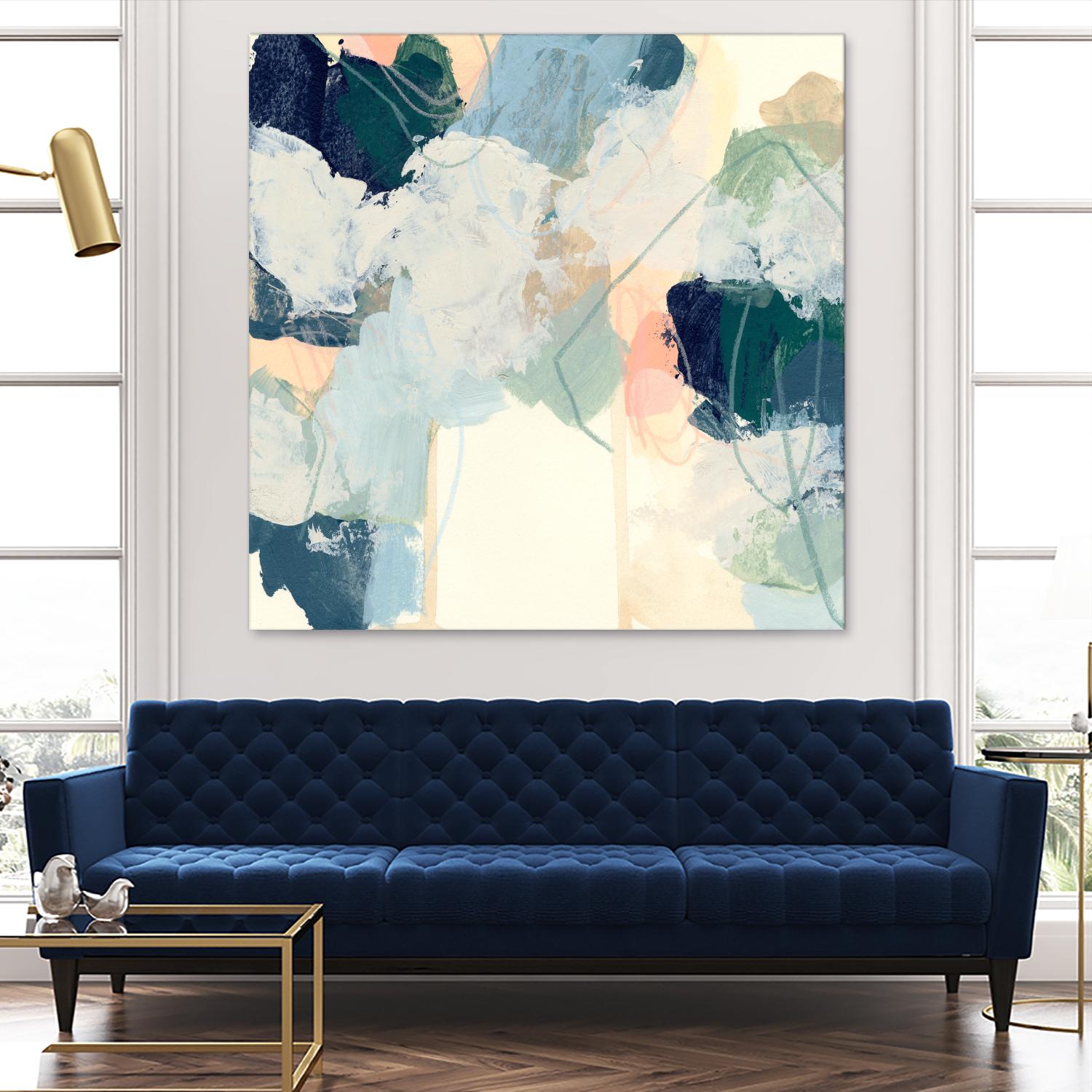 Cloud Gesture I by June Vess on GIANT ART - beige abstract abstract