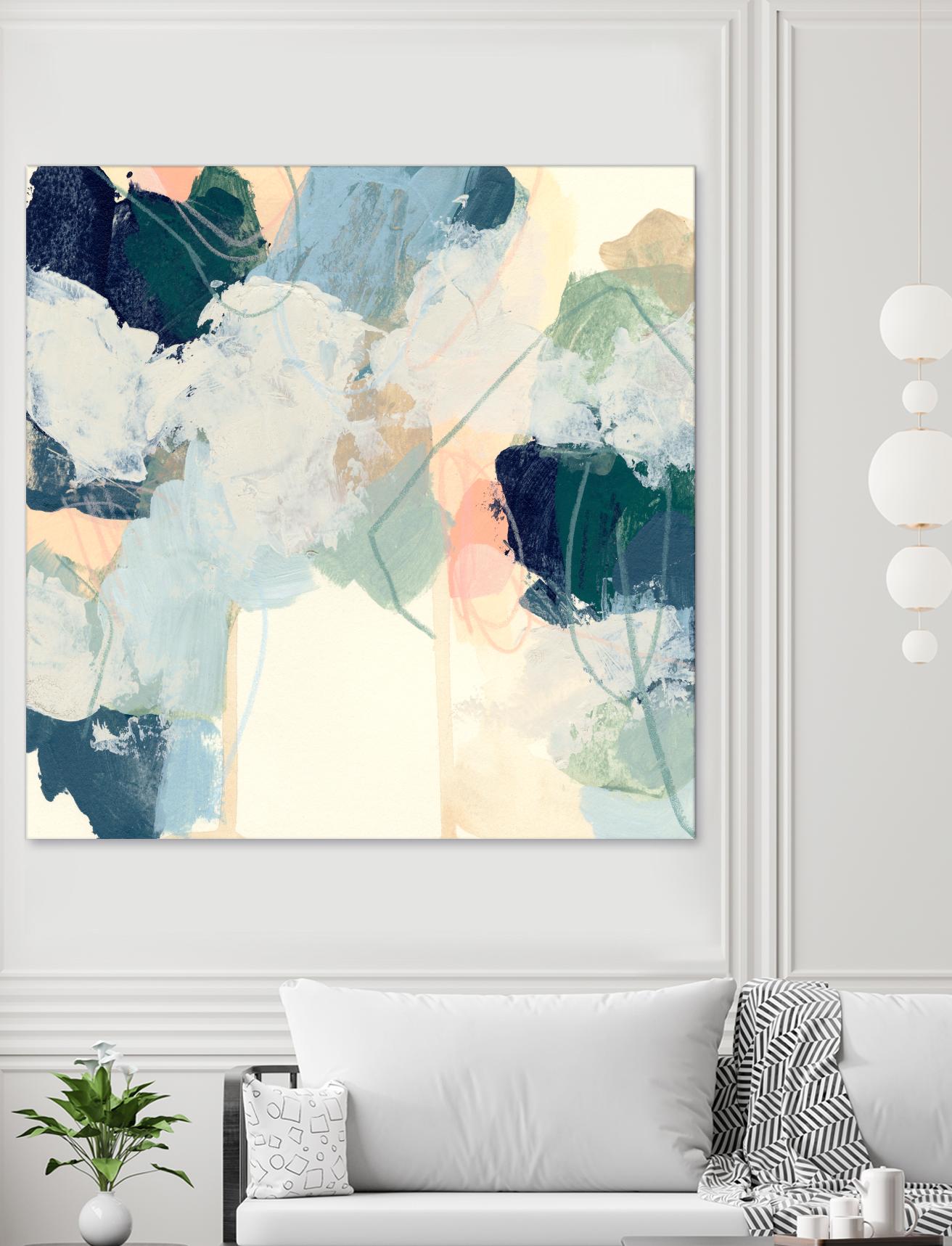 Cloud Gesture I by June Vess on GIANT ART - beige abstract abstract