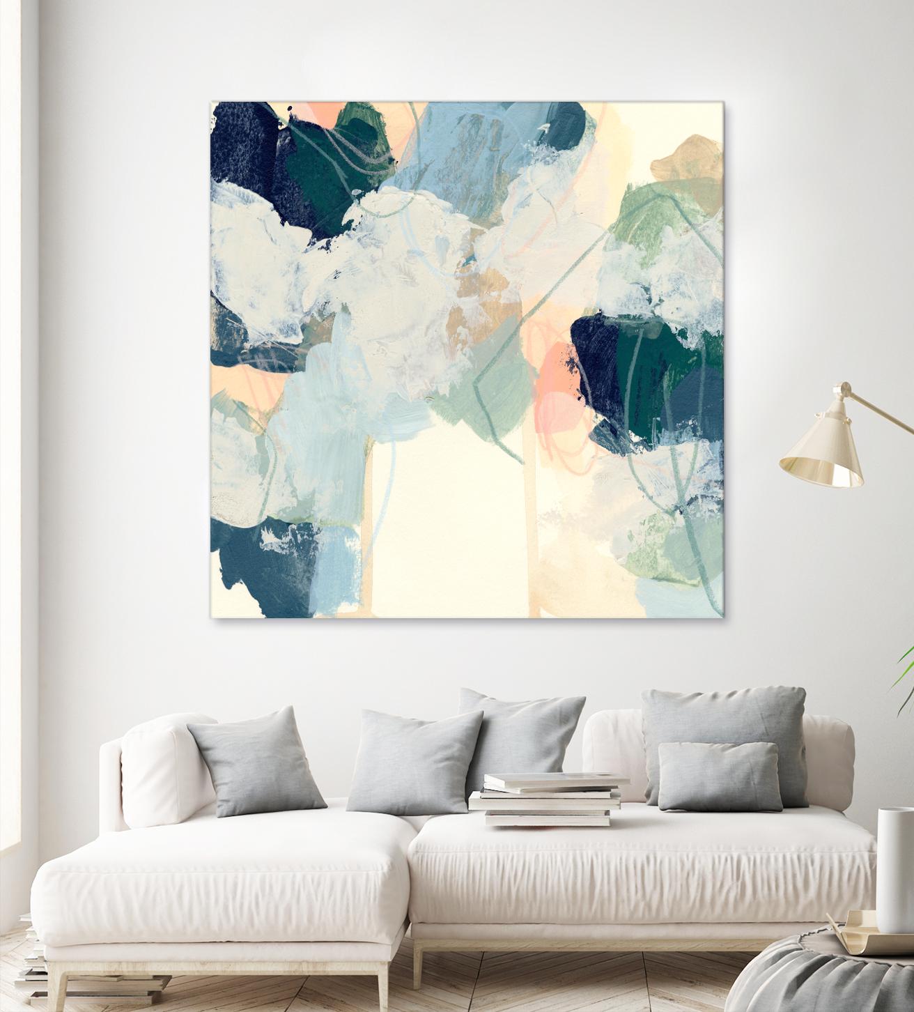 Cloud Gesture I by June Vess on GIANT ART - beige abstract abstract