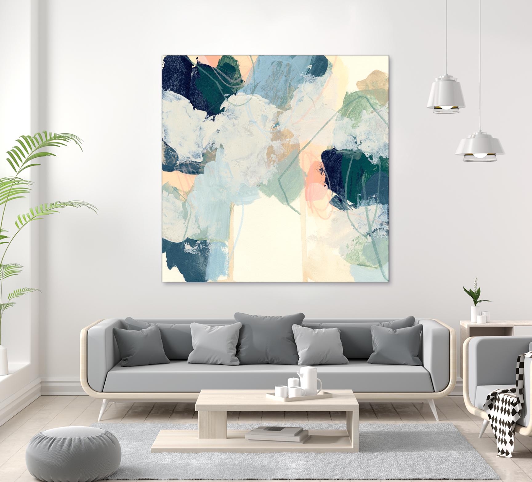 Cloud Gesture I by June Vess on GIANT ART - beige abstract abstract