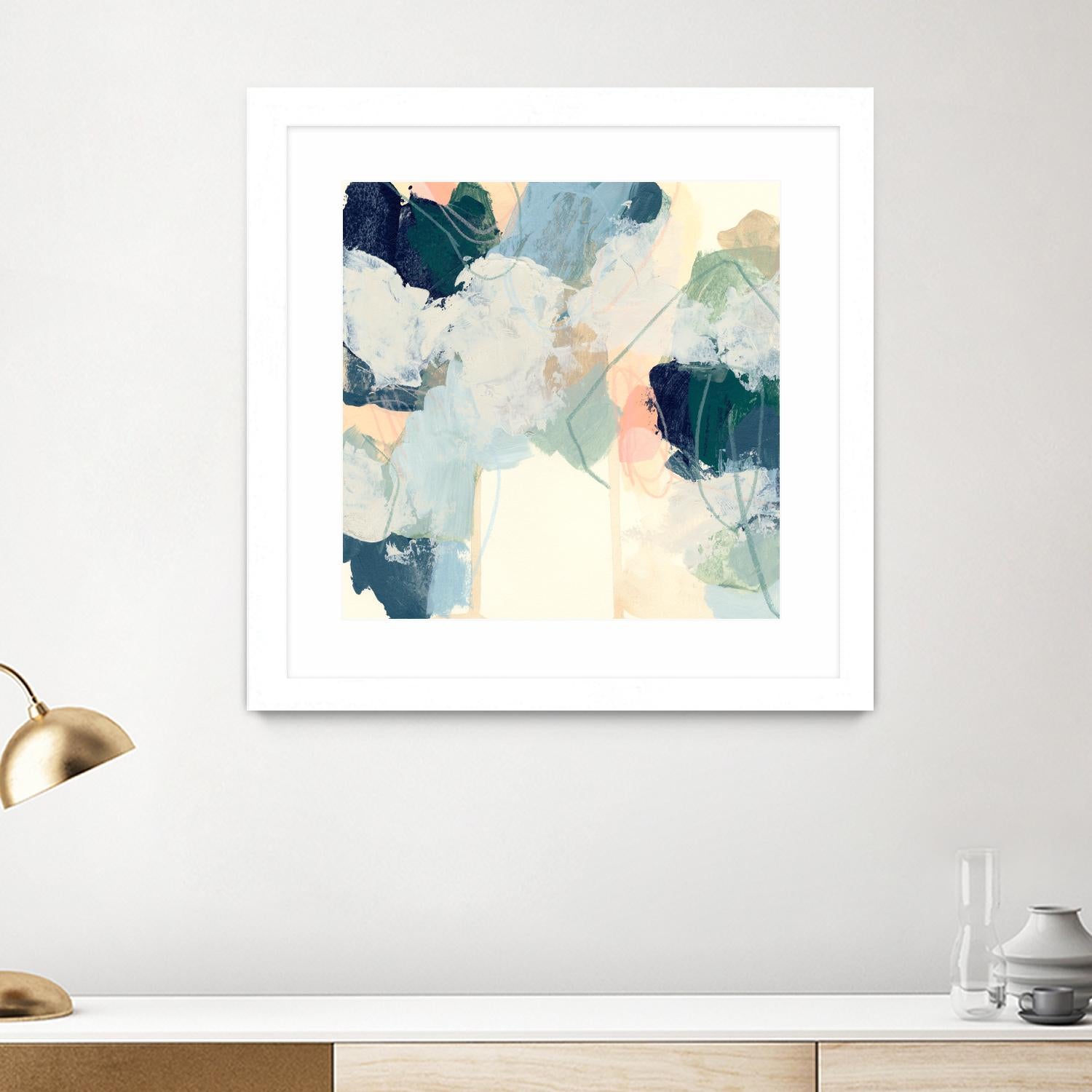 Cloud Gesture I by June Vess on GIANT ART - beige abstract abstract