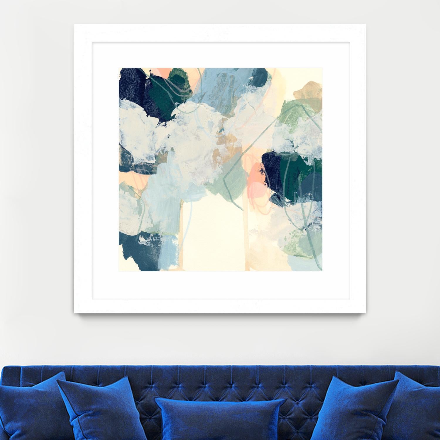 Cloud Gesture I by June Vess on GIANT ART - beige abstract abstract