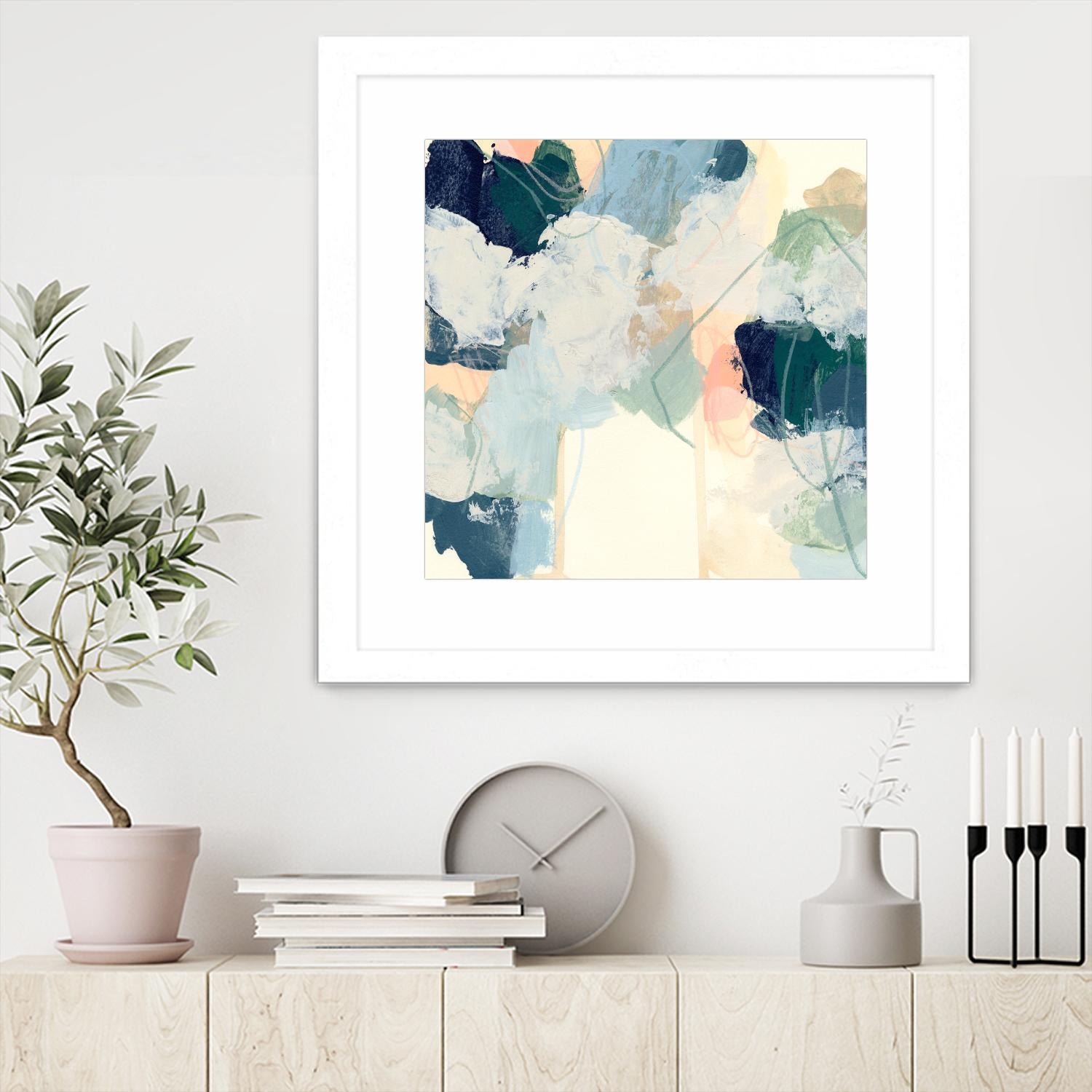 Cloud Gesture I by June Vess on GIANT ART - beige abstract abstract