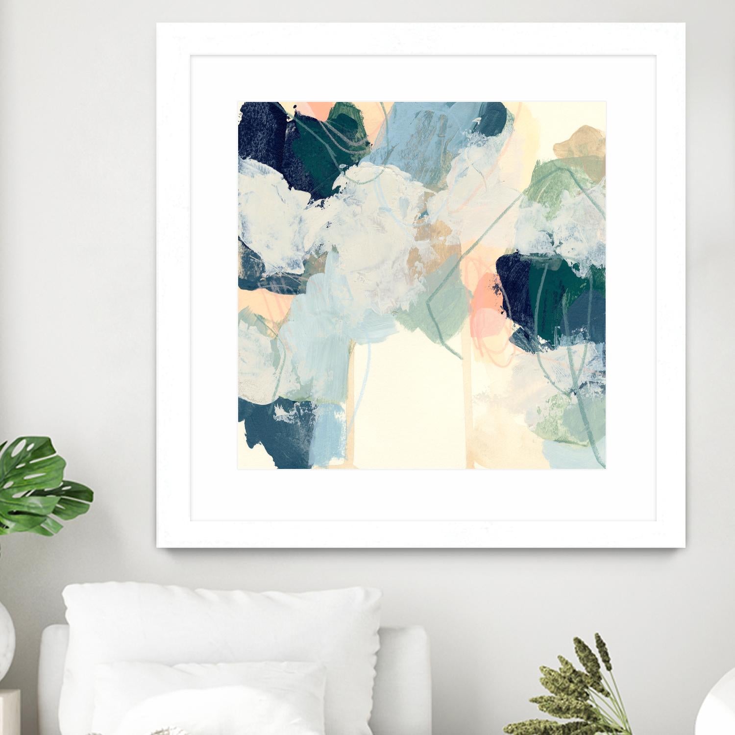 Cloud Gesture I by June Vess on GIANT ART - beige abstract abstract