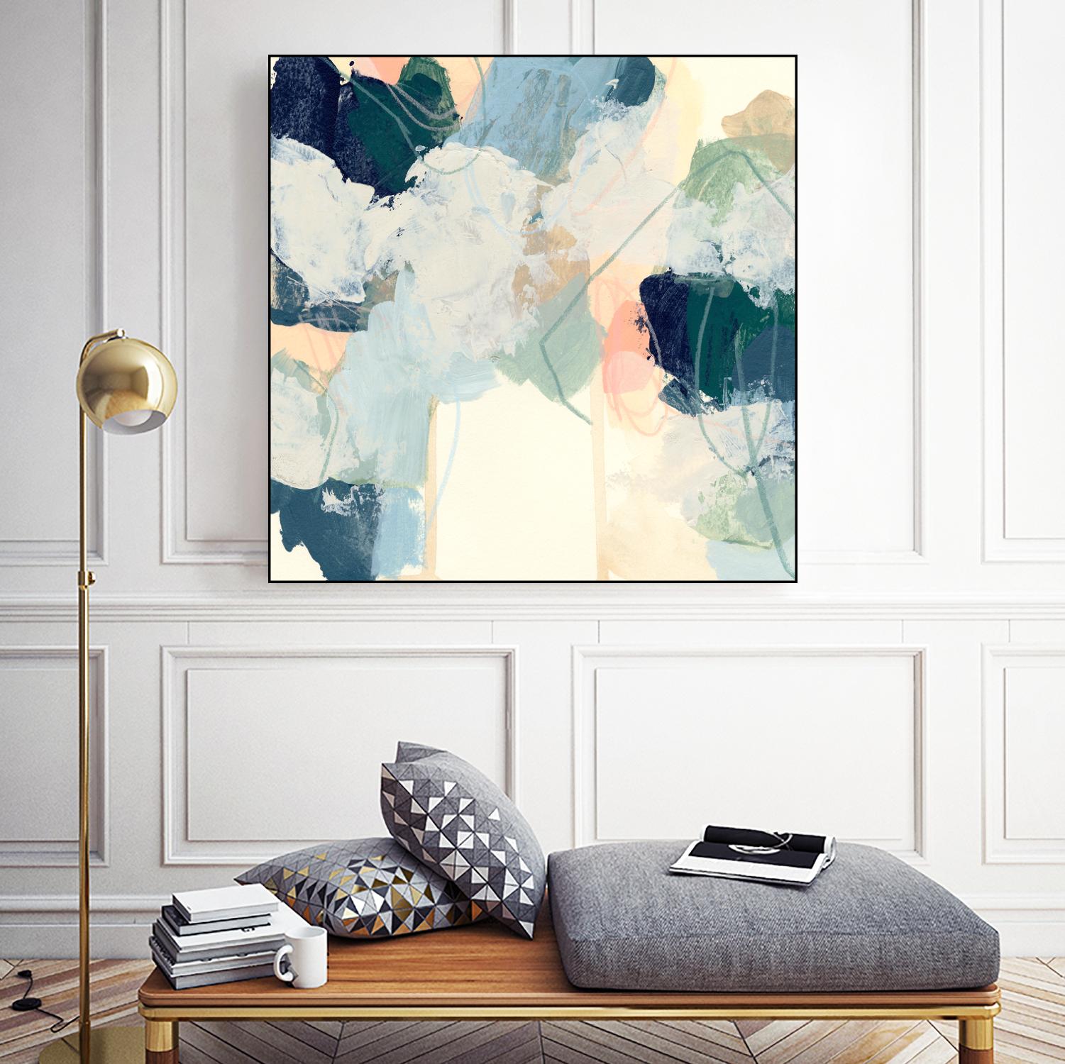 Cloud Gesture I by June Vess on GIANT ART - beige abstract abstract