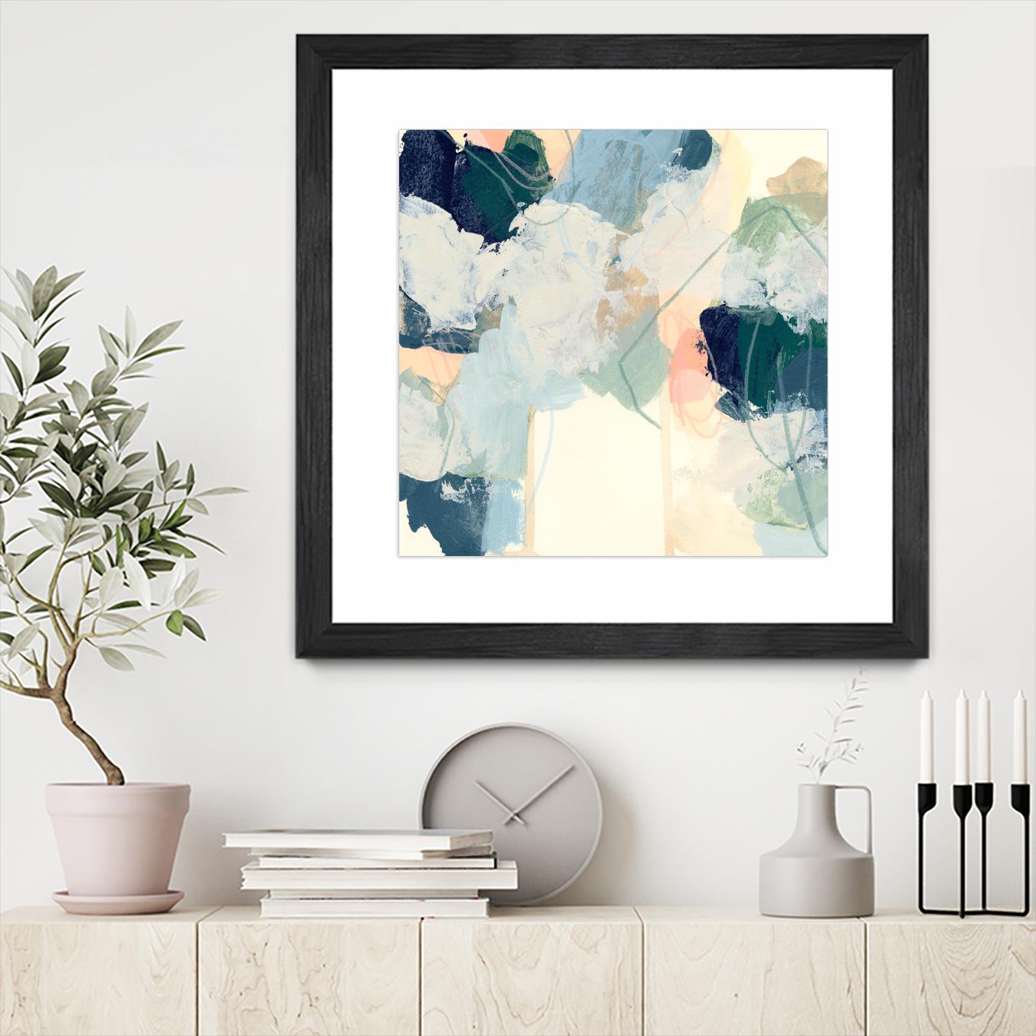 Cloud Gesture I by June Vess on GIANT ART - beige abstract abstract