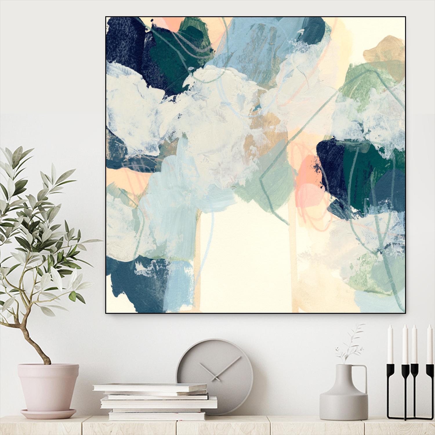 Cloud Gesture I by June Vess on GIANT ART - beige abstract abstract