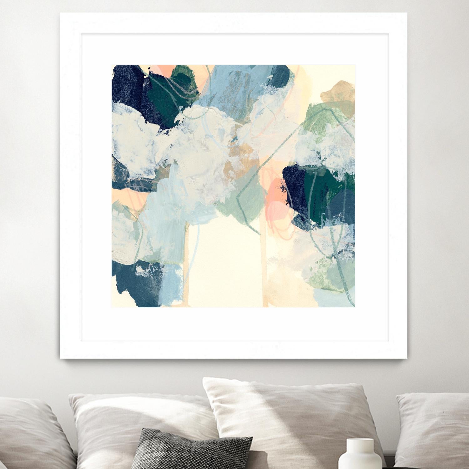 Cloud Gesture I by June Vess on GIANT ART - beige abstract abstract