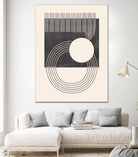 Unknown Space III by Melissa Wang on GIANT ART - beige abstract ligne