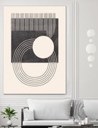 Unknown Space III by Melissa Wang on GIANT ART - beige abstract ligne