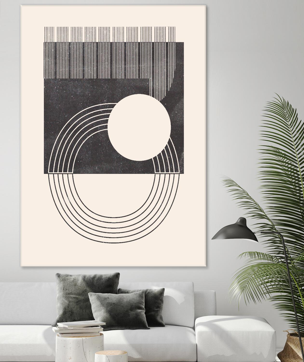 Unknown Space III by Melissa Wang on GIANT ART - beige abstract ligne