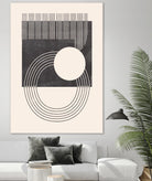 Unknown Space III by Melissa Wang on GIANT ART - beige abstract ligne