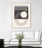 Unknown Space III by Melissa Wang on GIANT ART - beige abstract ligne