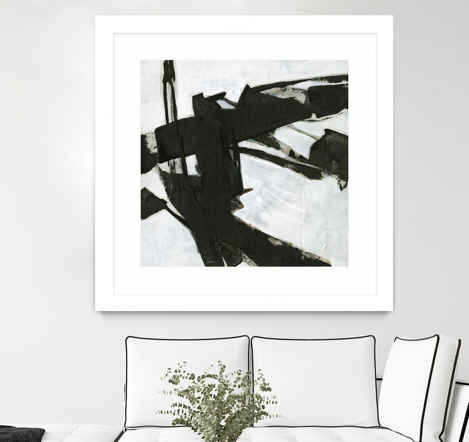 Ode an Kline I by Jennifer Goldberger on GIANT ART - white abstract abstract