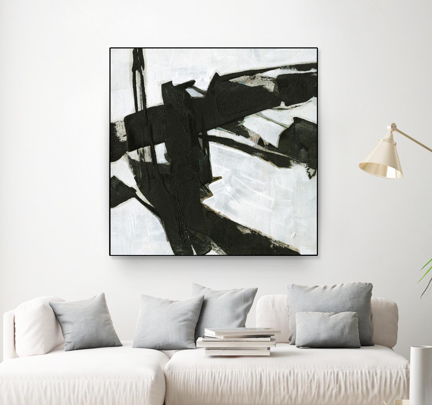 Ode an Kline I by Jennifer Goldberger on GIANT ART - white abstract abstract
