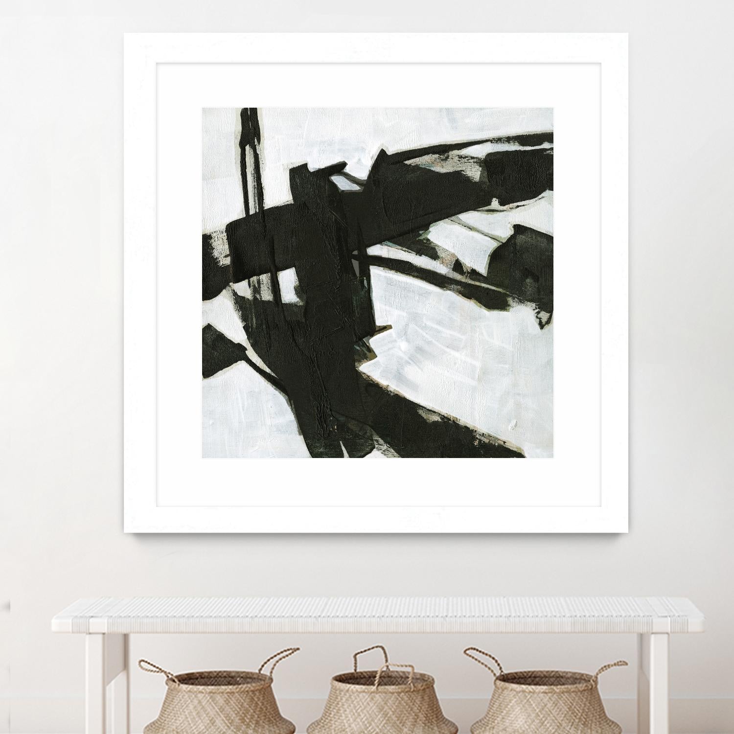 Ode an Kline I by Jennifer Goldberger on GIANT ART - white abstract abstract