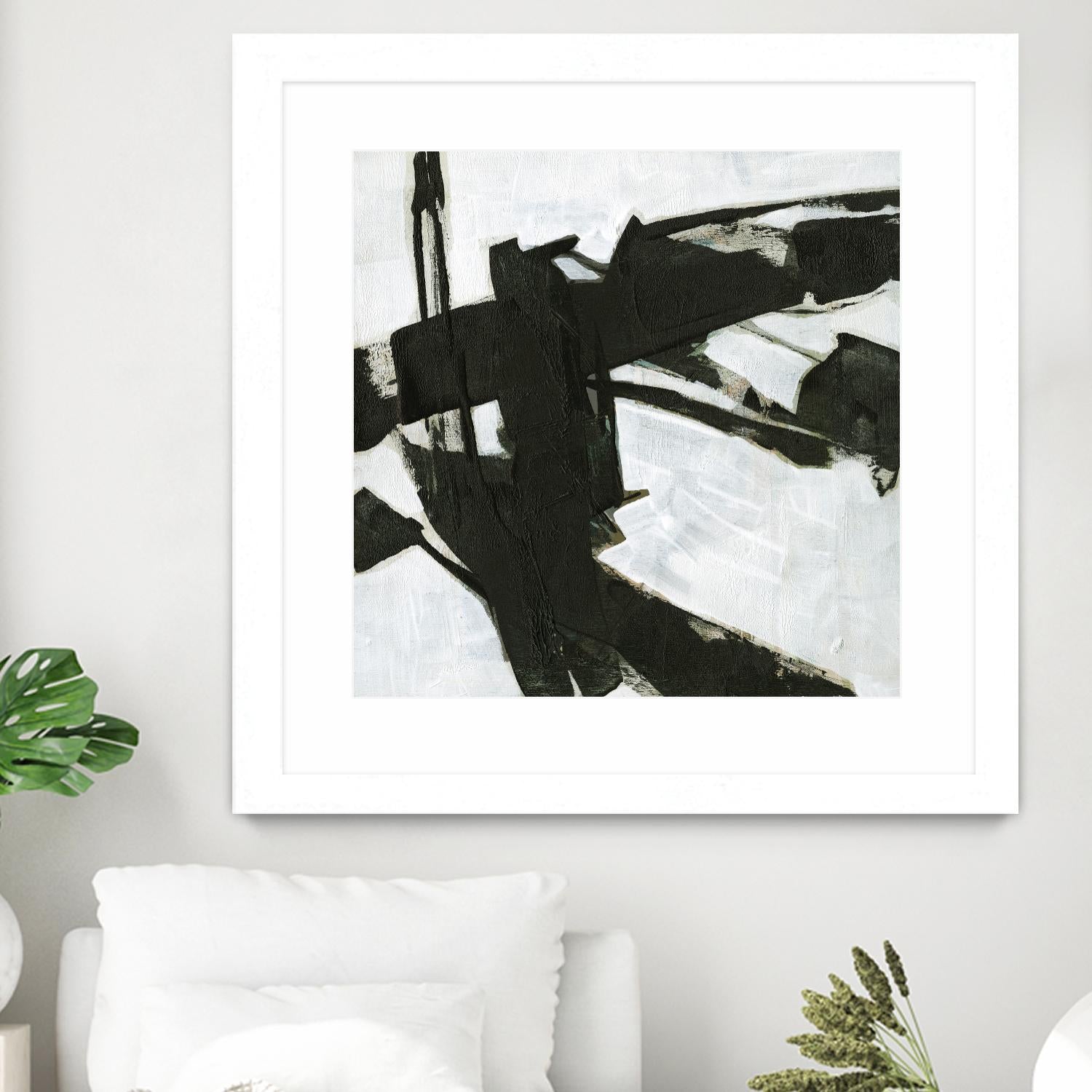 Ode an Kline I by Jennifer Goldberger on GIANT ART - white abstract abstract