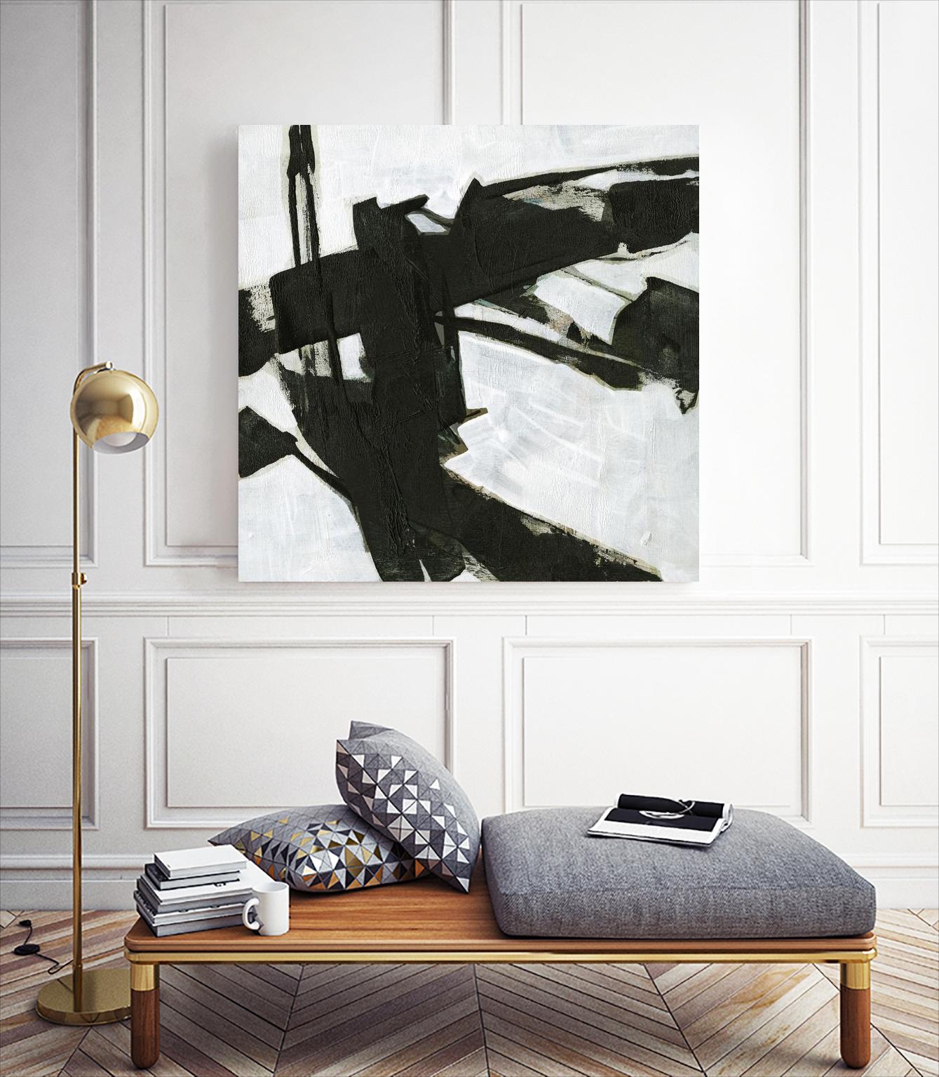 Ode an Kline I by Jennifer Goldberger on GIANT ART - white abstract abstract