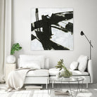 Ode an Kline I by Jennifer Goldberger on GIANT ART - white abstract abstract