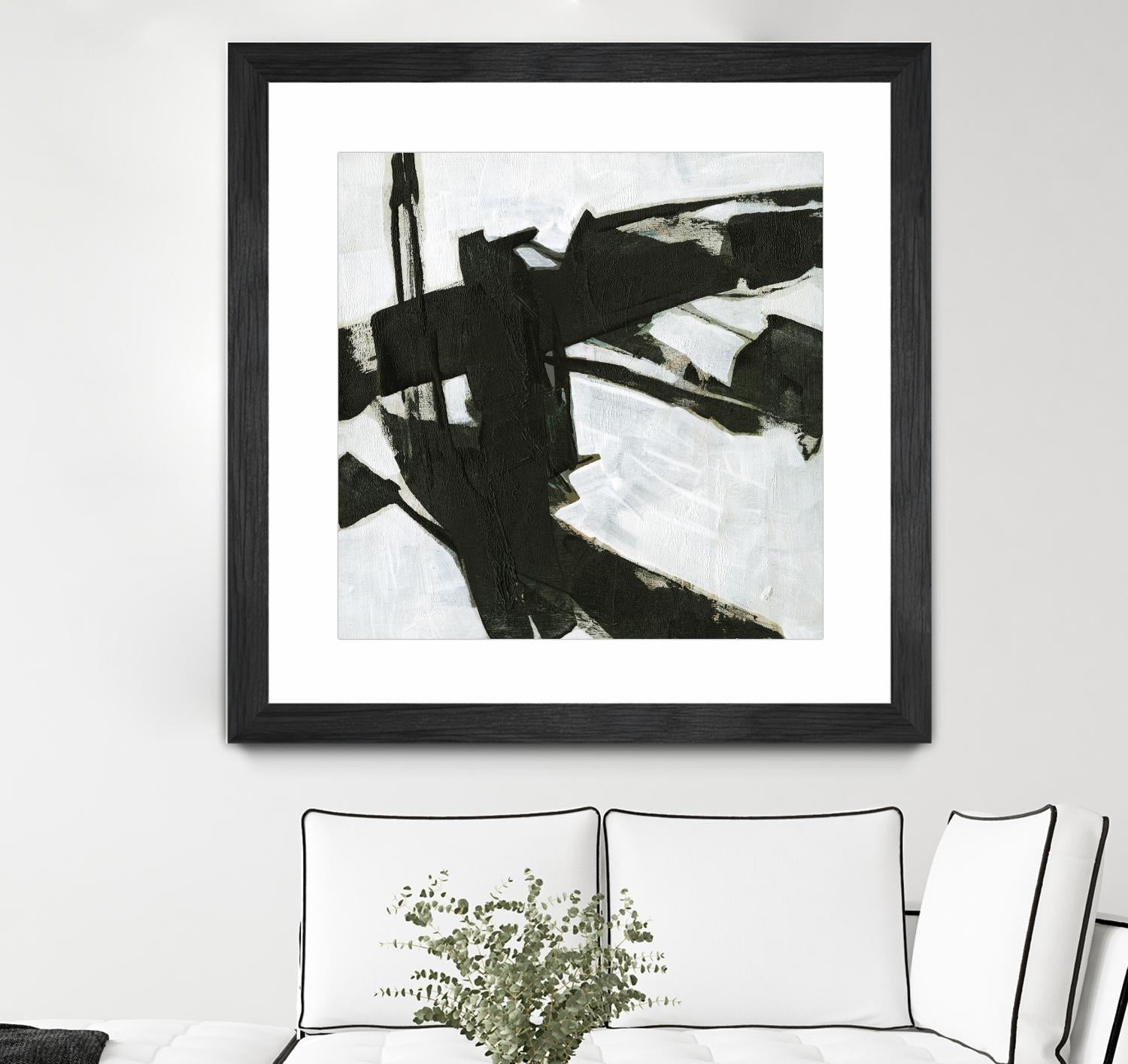 Ode an Kline I by Jennifer Goldberger on GIANT ART - white abstract abstract