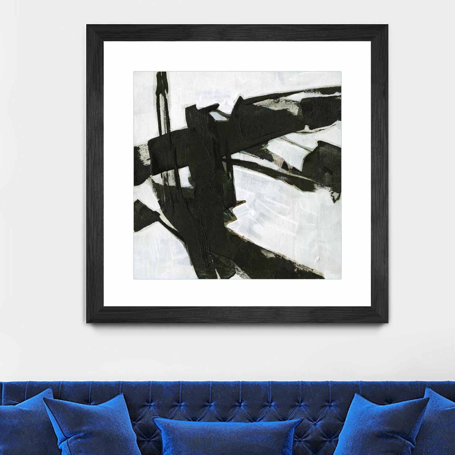 Ode an Kline I by Jennifer Goldberger on GIANT ART - white abstract abstract