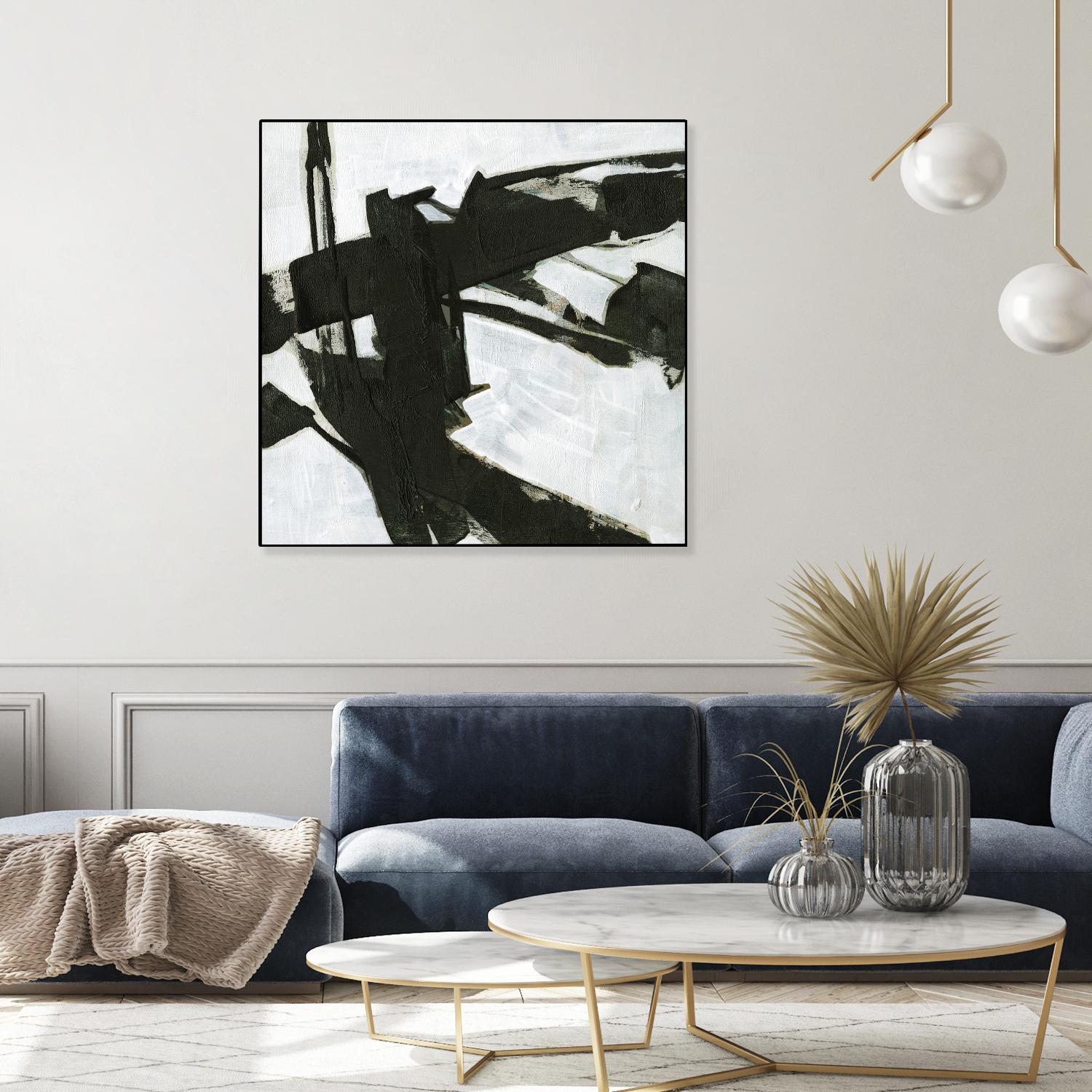 Ode an Kline I by Jennifer Goldberger on GIANT ART - white abstract abstract