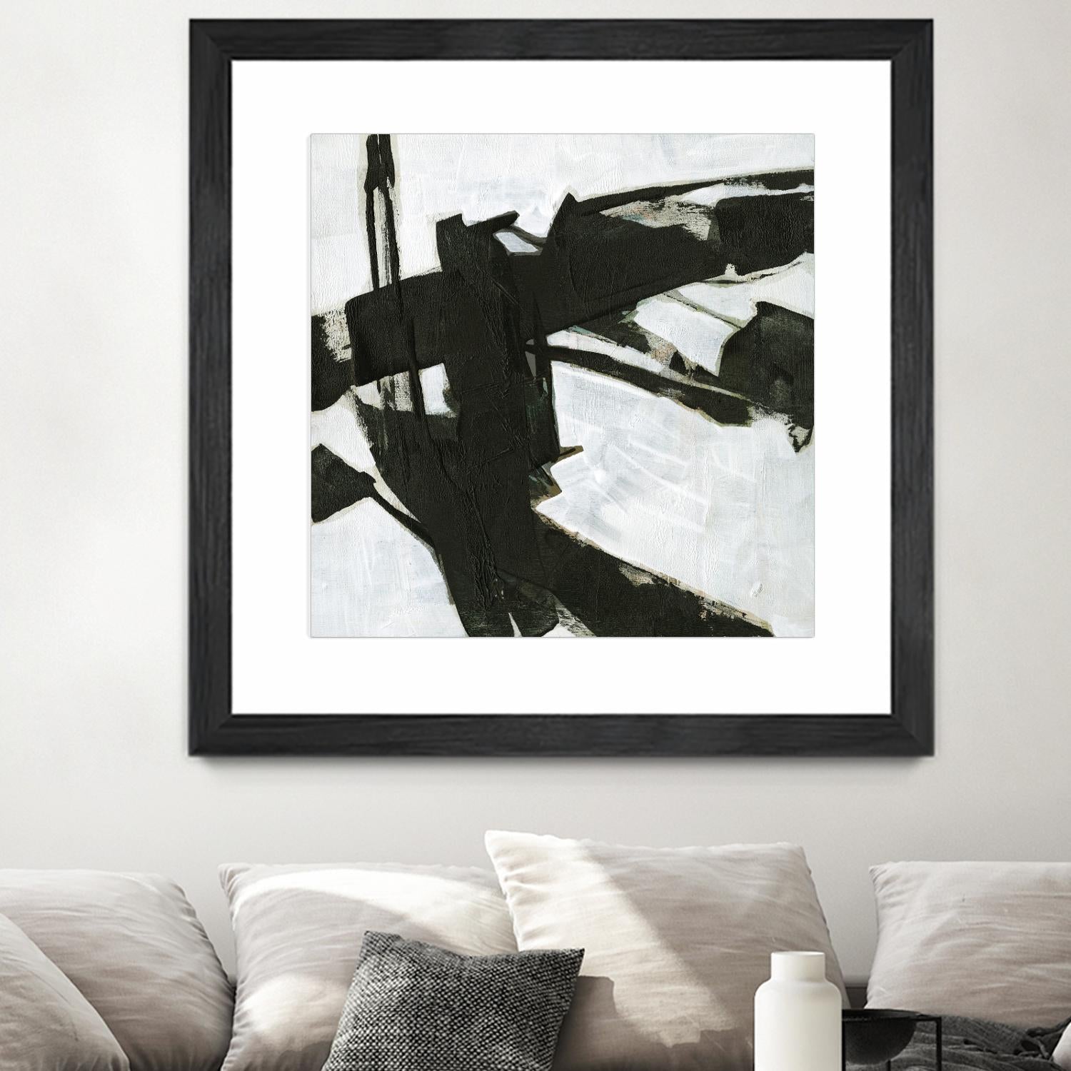 Ode an Kline I by Jennifer Goldberger on GIANT ART - white abstract abstract