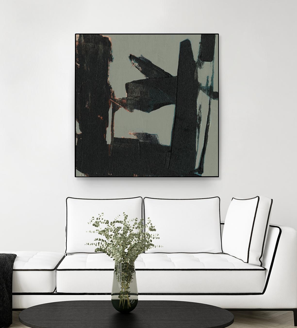 Ode an Kline II by Jennifer Goldberger on GIANT ART - grey  abstract abstract