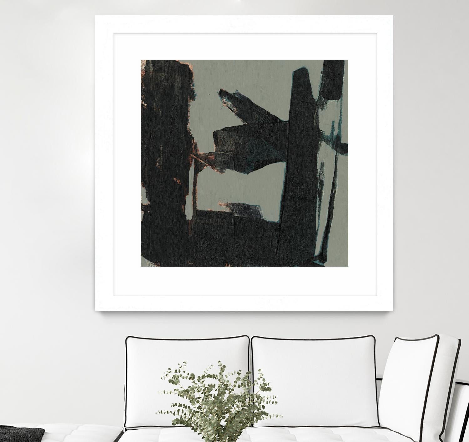 Ode an Kline II by Jennifer Goldberger on GIANT ART - grey  abstract abstract