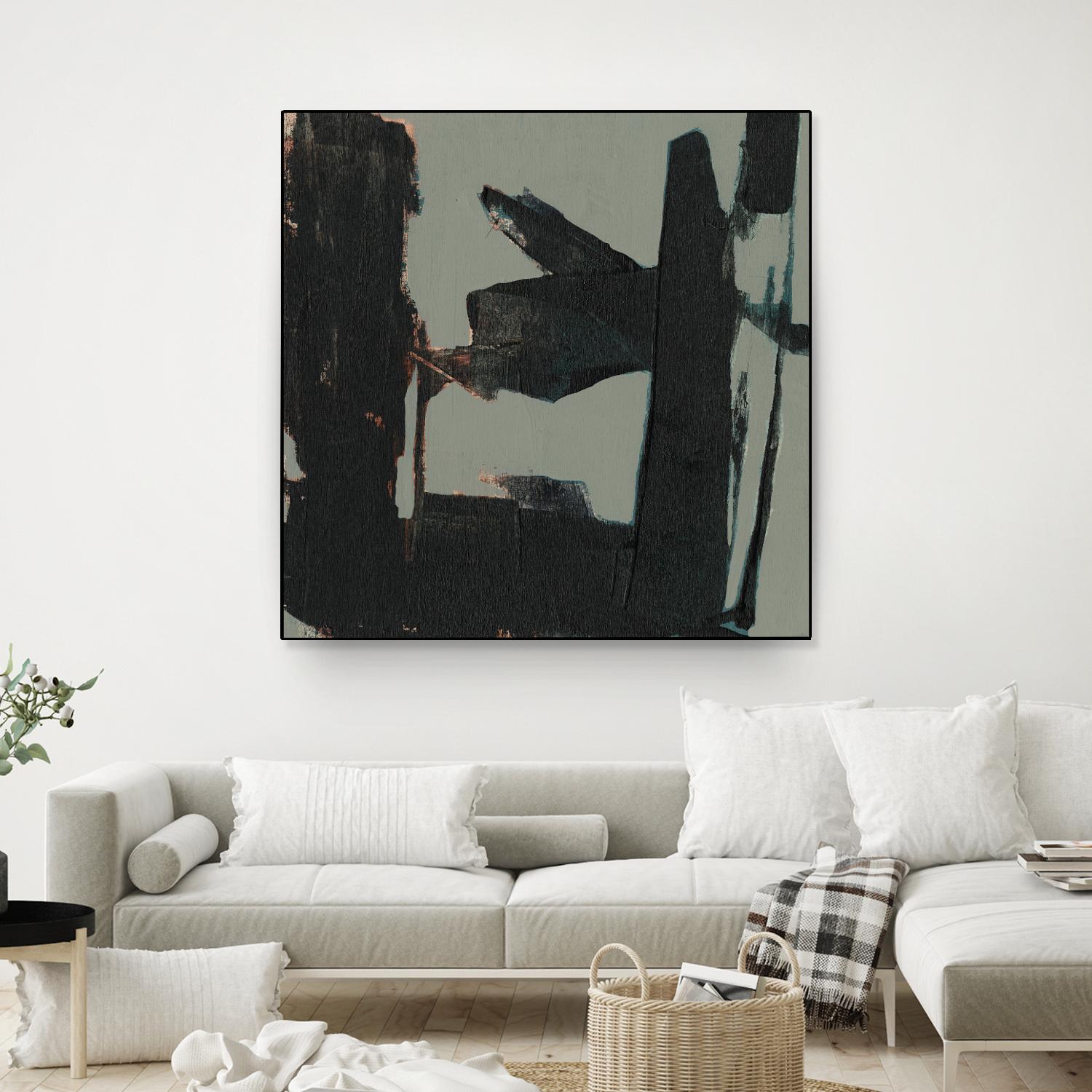 Ode an Kline II by Jennifer Goldberger on GIANT ART - grey  abstract abstract
