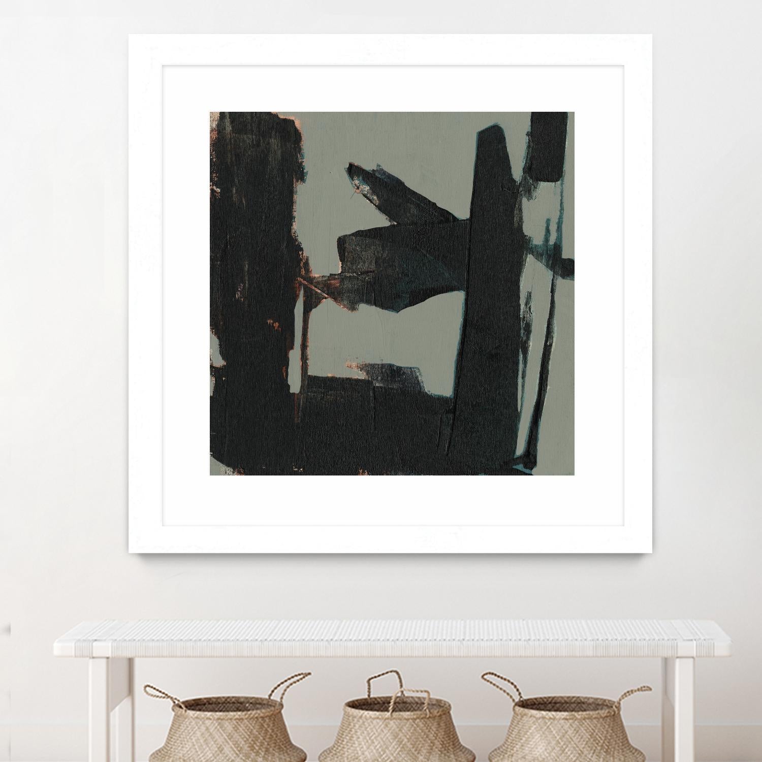 Ode an Kline II by Jennifer Goldberger on GIANT ART - grey  abstract abstract