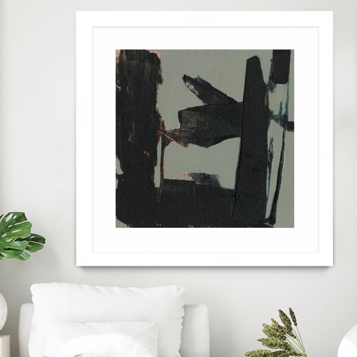 Ode an Kline II by Jennifer Goldberger on GIANT ART - grey  abstract abstract