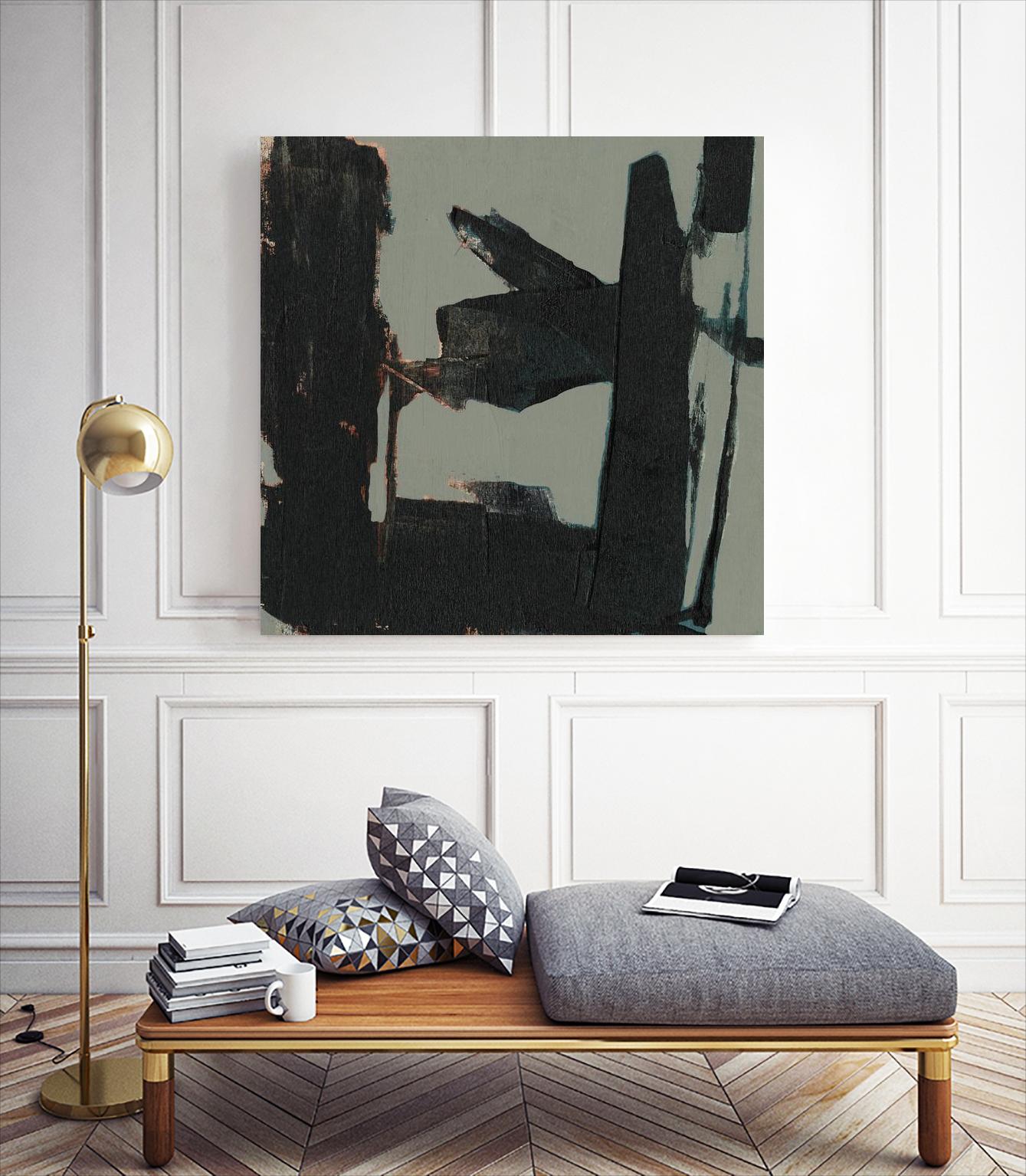 Ode an Kline II by Jennifer Goldberger on GIANT ART - grey  abstract abstract