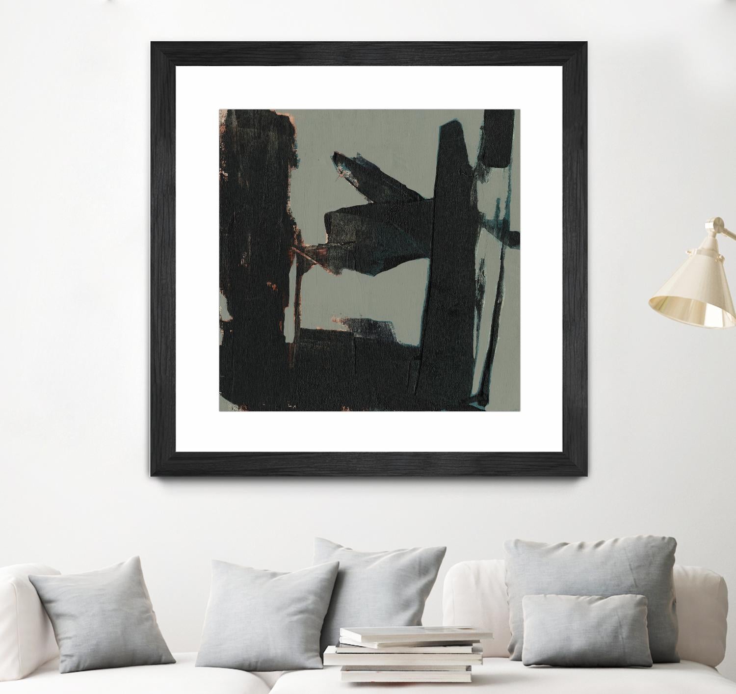 Ode an Kline II by Jennifer Goldberger on GIANT ART - grey  abstract abstract